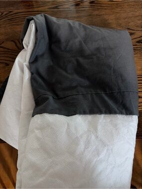 King Size Dark Gray Bed Skirt
